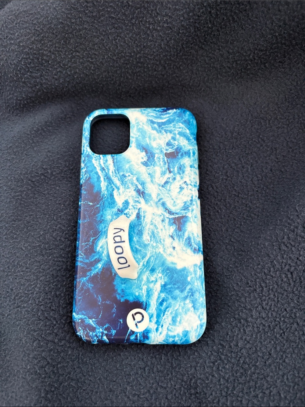 Loopy iPhone Case Blue ocean